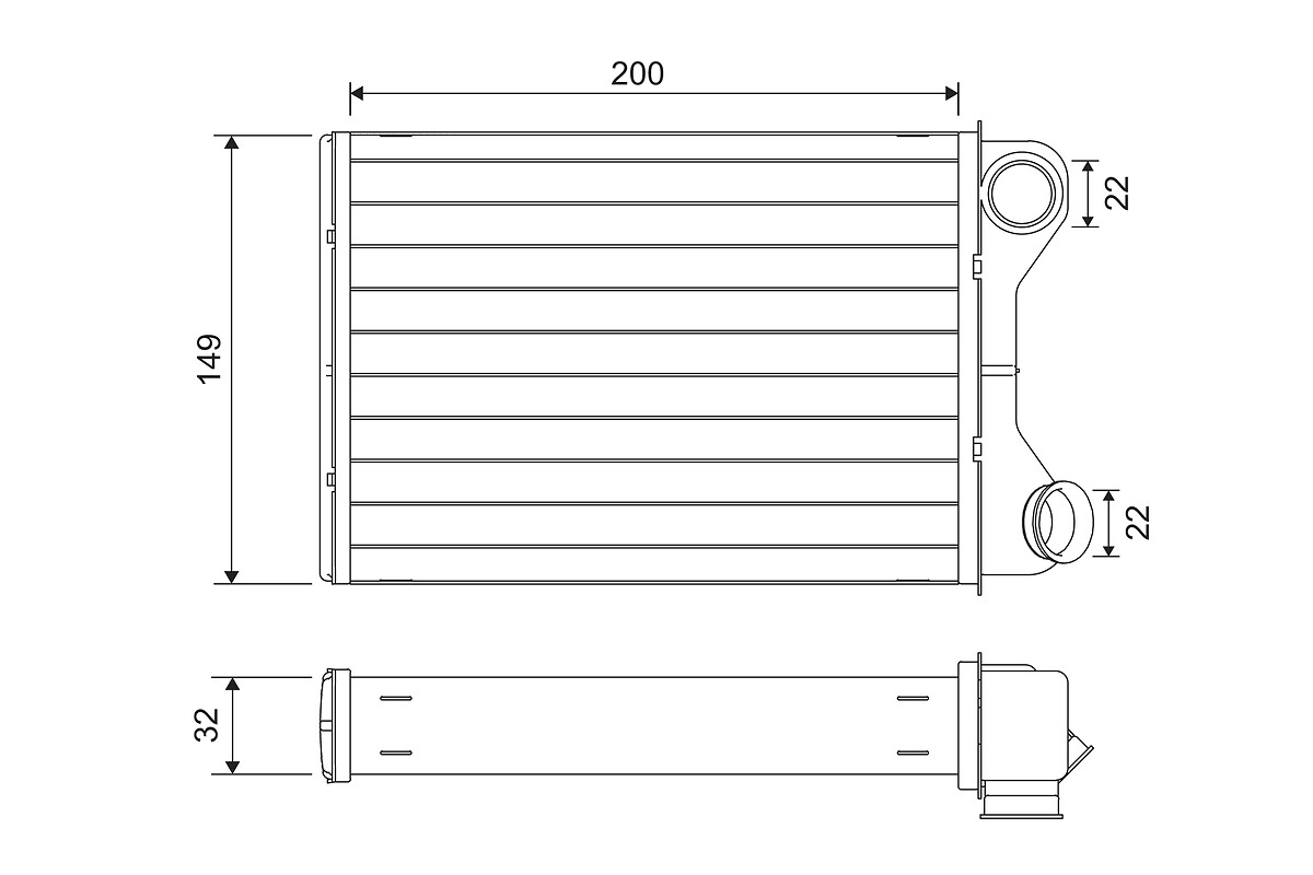 VALEO 811569V 811569V CALORIFER VALEO